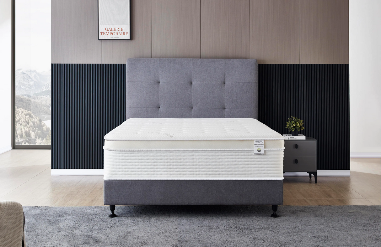 16" Cool Memory Foam Spring Hybrid Mattress With Breathable Cover