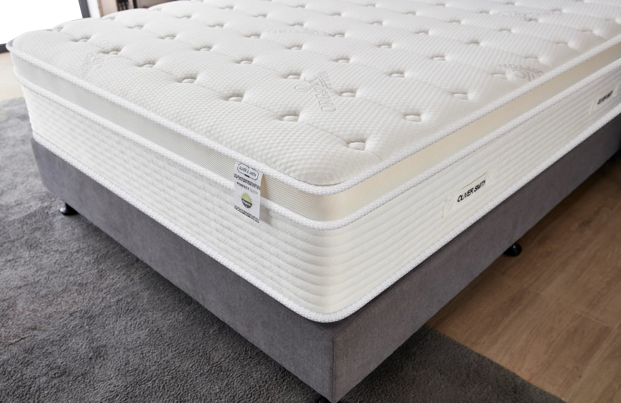 16" Cool Memory Foam Spring Hybrid Mattress With Breathable Cover