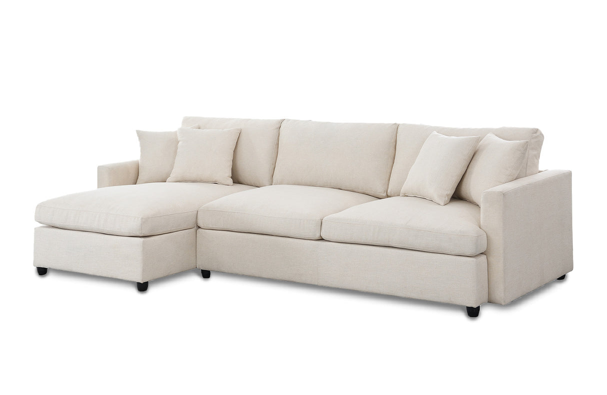 Taylor - Modern Contemporary Look Removable Seat Cushions Sofa
