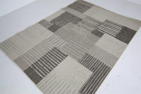 Jute Collection® Ivory Modern Design Jute Area Rug