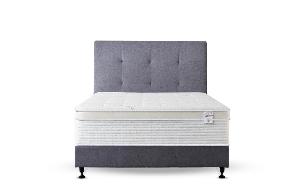 16" Cool Memory Foam Spring Hybrid Mattress With Breathable Cover