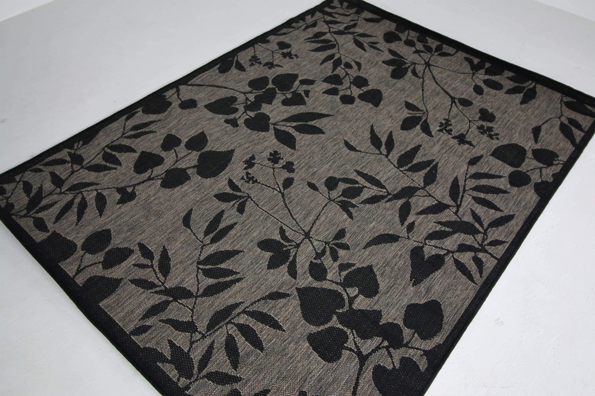 Jute Collection® Grey Branches Design Jute Area Rug - HomeLife Company