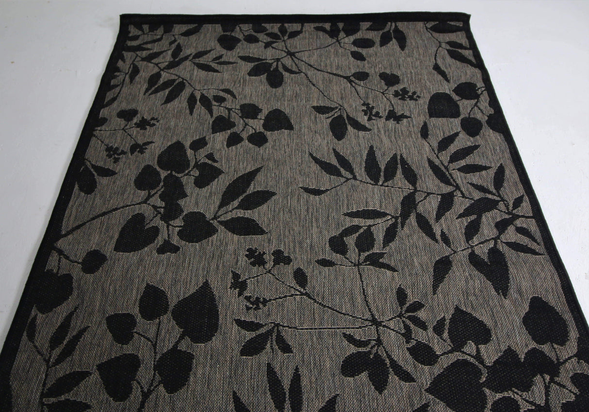 Jute Collection® Grey Branches Design Jute Area Rug - HomeLife Company