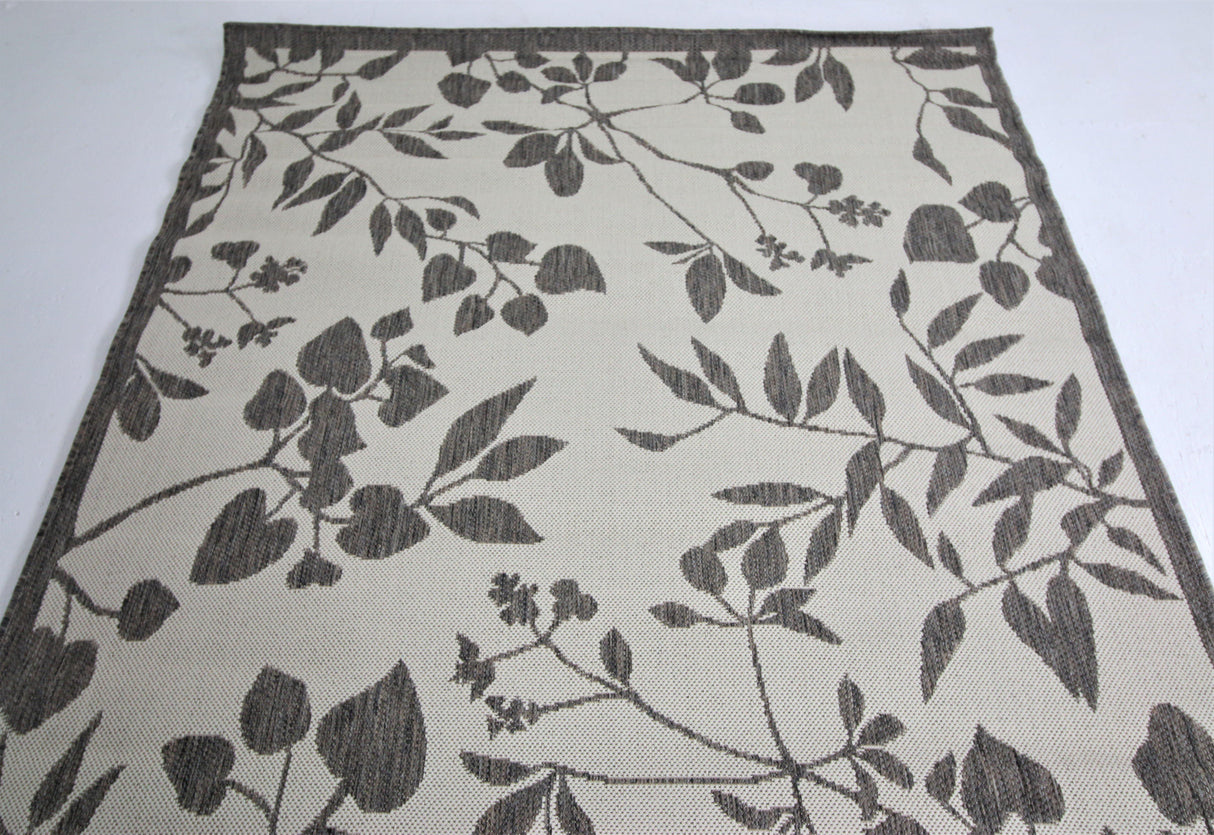 Jute Collection® Ivory Branches Design Jute Area Rug - HomeLife Company