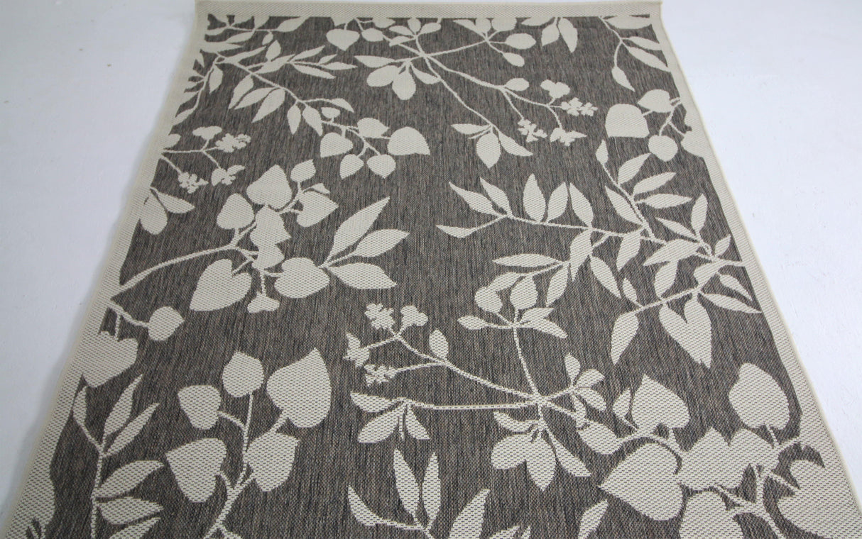 Jute Collection® Neutral Branches Design Jute Area Rug - HomeLife Company