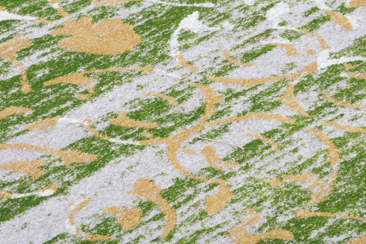 Paris Collection Oriental Cream Green Gold Area Rug - HomeLife Company