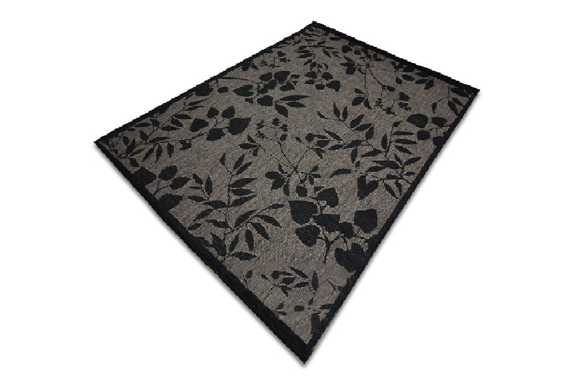 Jute Collection® Grey Branches Design Jute Area Rug