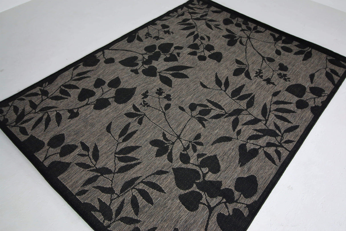 Jute Collection® Grey Branches Design Jute Area Rug - HomeLife Company 