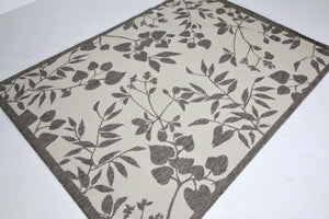 Jute Collection® Ivory Branches Design Jute Area Rug - HomeLife Company 