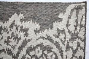 Jute Collection® Neutral Damask Design Jute Area Rug - HomeLife Company 
