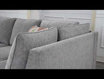 Chester - 112" W x 82.5" D Modern Contemporary Look Removable Seat Cushions Sofa
